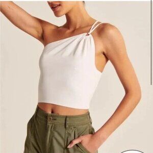 Abercrombie & Fitch Asymmetrical One-Shoulder Top